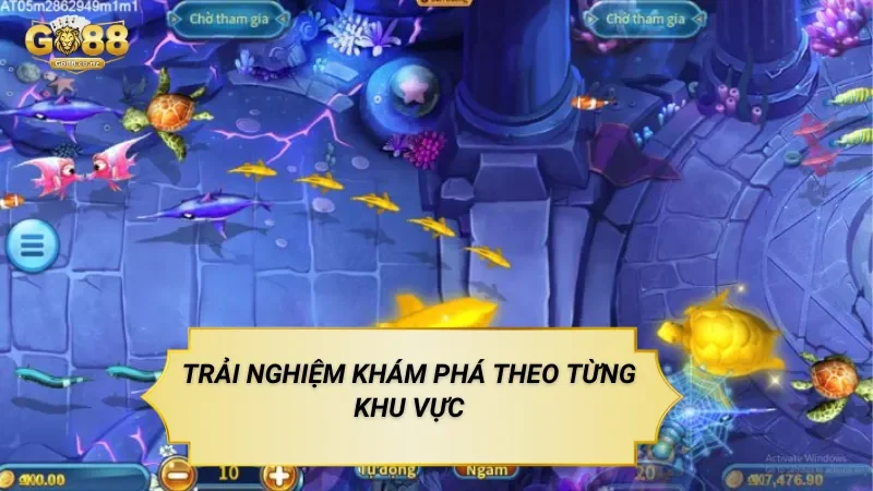 Game Kho Báu Long Cung – Trò Chơi Bắn Cá Theo Khu Vực Đại Dương Trải Nghiệm Khám Phá Theo Từng Khu Vực